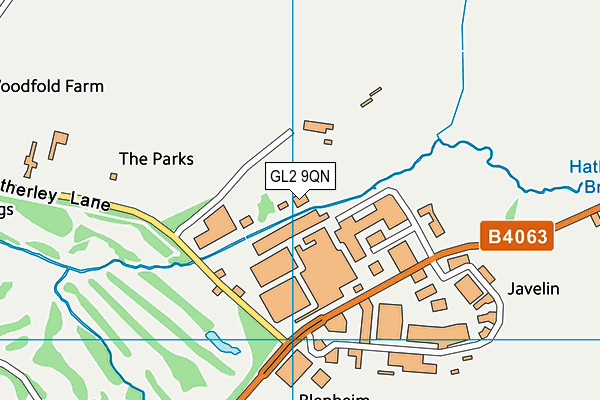 GL2 9QN map - OS VectorMap District (Ordnance Survey)