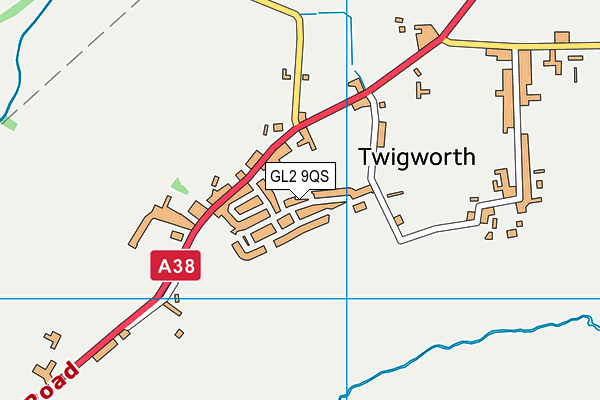GL2 9QS map - OS VectorMap District (Ordnance Survey)