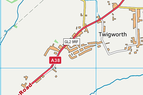 GL2 9RF map - OS VectorMap District (Ordnance Survey)