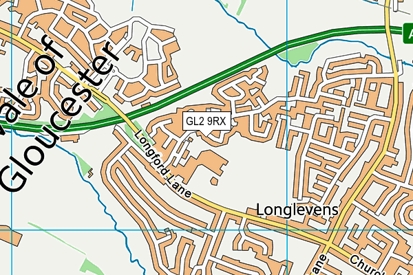 GL2 9RX map - OS VectorMap District (Ordnance Survey)