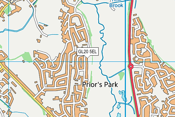 GL20 5EL map - OS VectorMap District (Ordnance Survey)