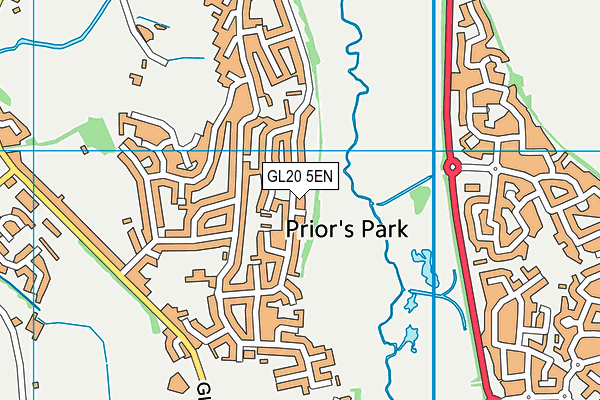 GL20 5EN map - OS VectorMap District (Ordnance Survey)