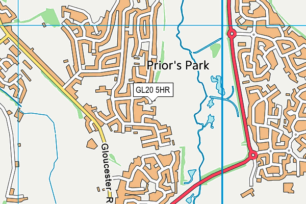 GL20 5HR map - OS VectorMap District (Ordnance Survey)