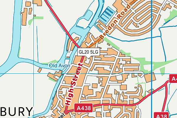 GL20 5LG map - OS VectorMap District (Ordnance Survey)