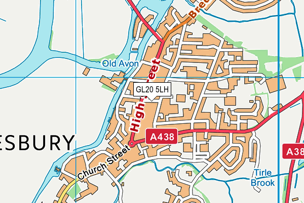 GL20 5LH map - OS VectorMap District (Ordnance Survey)