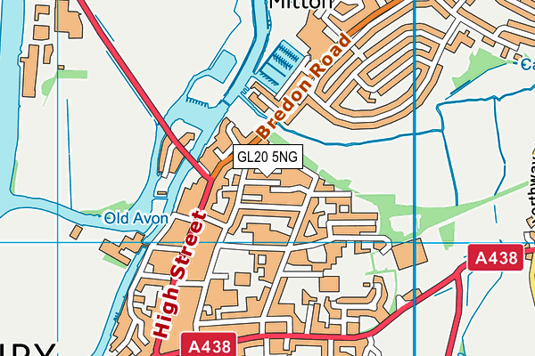 GL20 5NG map - OS VectorMap District (Ordnance Survey)