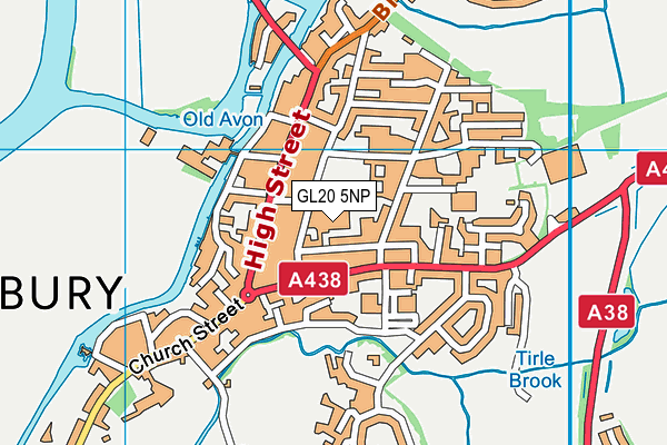 GL20 5NP map - OS VectorMap District (Ordnance Survey)