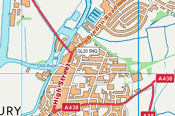GL20 5NQ map - OS VectorMap District (Ordnance Survey)