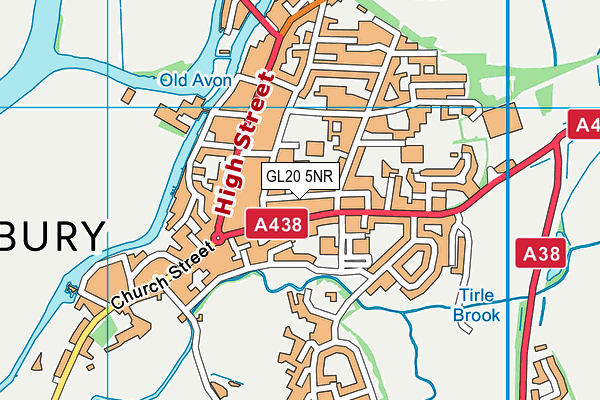 GL20 5NR map - OS VectorMap District (Ordnance Survey)