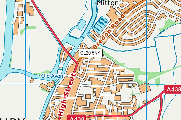 GL20 5NY map - OS VectorMap District (Ordnance Survey)