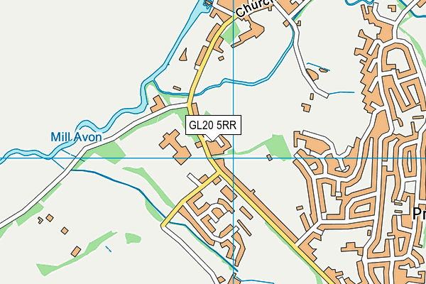 GL20 5RR map - OS VectorMap District (Ordnance Survey)
