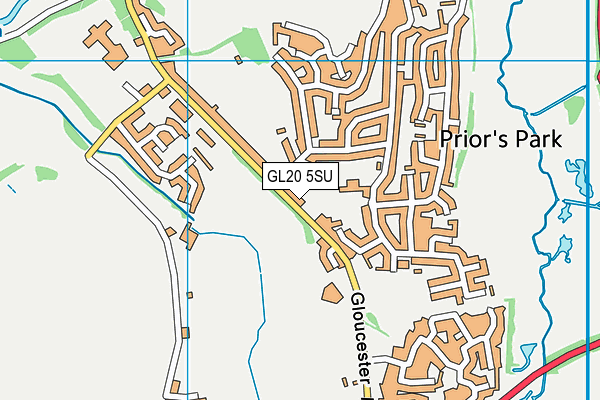 GL20 5SU map - OS VectorMap District (Ordnance Survey)
