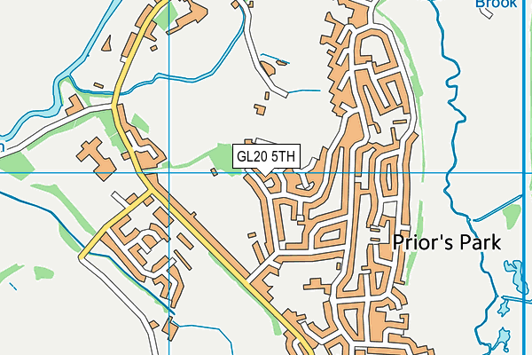 GL20 5TH map - OS VectorMap District (Ordnance Survey)