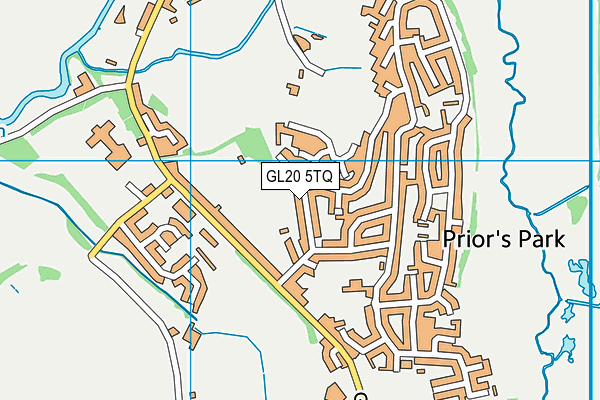 GL20 5TQ map - OS VectorMap District (Ordnance Survey)