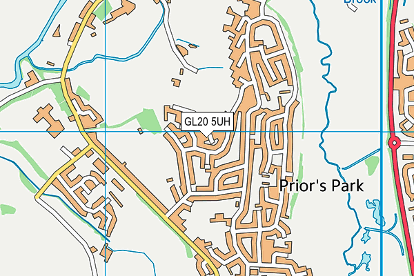 GL20 5UH map - OS VectorMap District (Ordnance Survey)