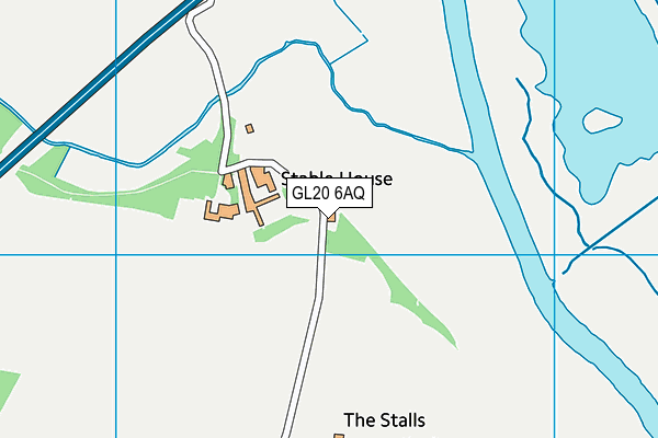 GL20 6AQ map - OS VectorMap District (Ordnance Survey)