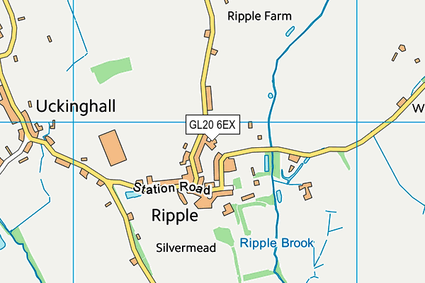 GL20 6EX map - OS VectorMap District (Ordnance Survey)