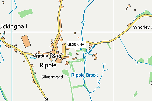 GL20 6HA map - OS VectorMap District (Ordnance Survey)