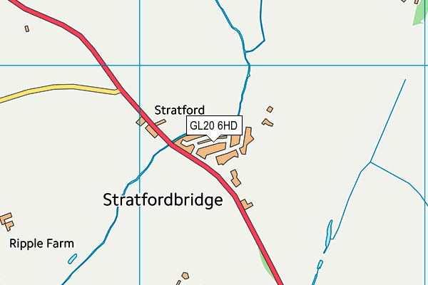 GL20 6HD map - OS VectorMap District (Ordnance Survey)