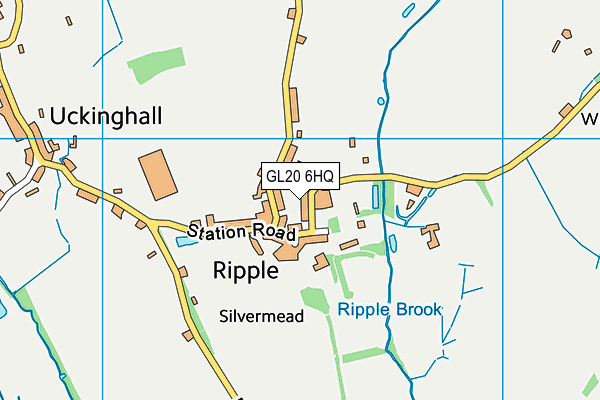 GL20 6HQ map - OS VectorMap District (Ordnance Survey)