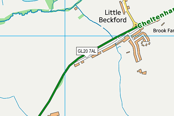 GL20 7AL map - OS VectorMap District (Ordnance Survey)