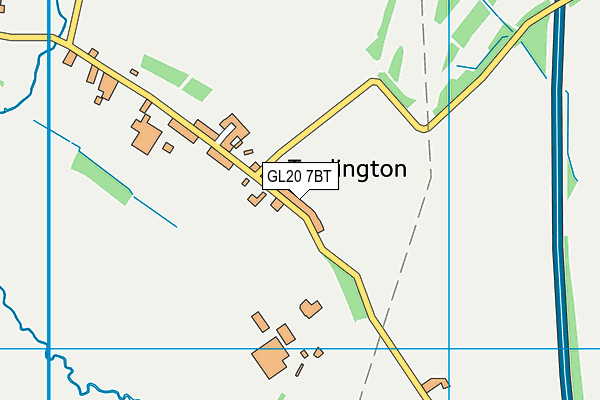 GL20 7BT map - OS VectorMap District (Ordnance Survey)