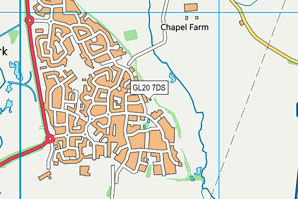 GL20 7DS map - OS VectorMap District (Ordnance Survey)