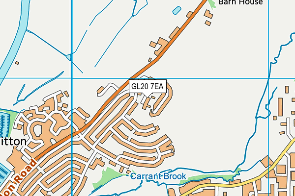 GL20 7EA map - OS VectorMap District (Ordnance Survey)