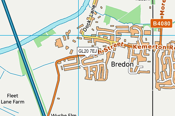 Map of BREDON IT SERVICES LIMITED at district scale