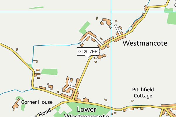 GL20 7EP map - OS VectorMap District (Ordnance Survey)