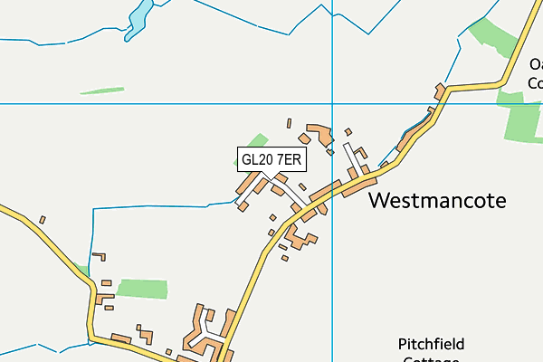 GL20 7ER map - OS VectorMap District (Ordnance Survey)