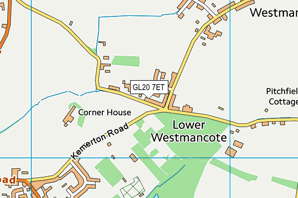 GL20 7ET map - OS VectorMap District (Ordnance Survey)