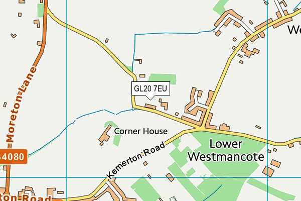 GL20 7EU map - OS VectorMap District (Ordnance Survey)
