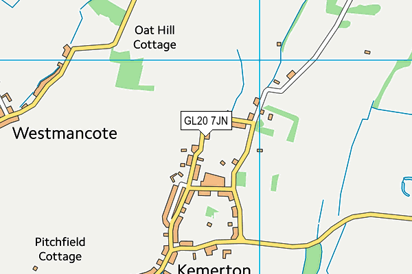 GL20 7JN map - OS VectorMap District (Ordnance Survey)