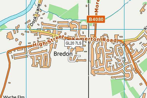 GL20 7LS map - OS VectorMap District (Ordnance Survey)