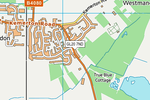 GL20 7ND map - OS VectorMap District (Ordnance Survey)