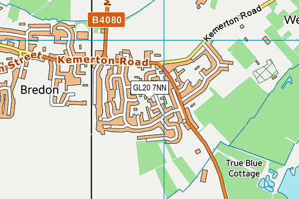 GL20 7NN map - OS VectorMap District (Ordnance Survey)