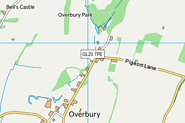 GL20 7PE map - OS VectorMap District (Ordnance Survey)