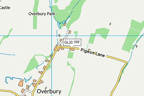 GL20 7PF map - OS VectorMap District (Ordnance Survey)