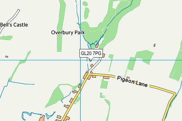 GL20 7PG map - OS VectorMap District (Ordnance Survey)