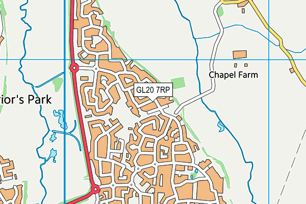 GL20 7RP map - OS VectorMap District (Ordnance Survey)