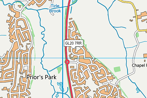 GL20 7RR map - OS VectorMap District (Ordnance Survey)