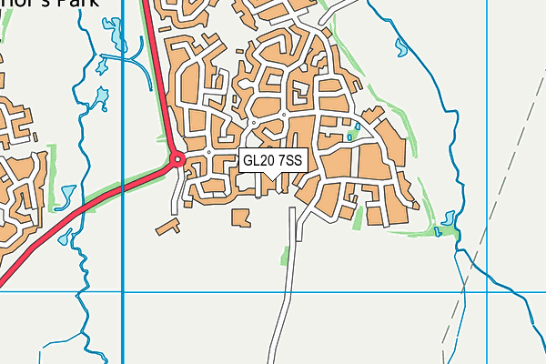 GL20 7SS map - OS VectorMap District (Ordnance Survey)