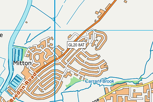 GL20 8AT map - OS VectorMap District (Ordnance Survey)