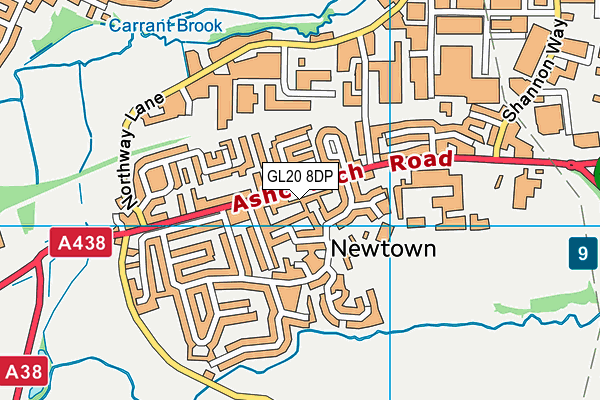 Map of ARDEN PROPERTIES (GLOUCESTERSHIRE) LTD at district scale