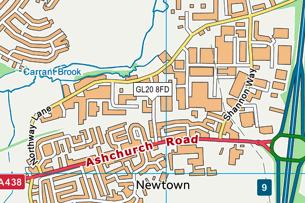 Map of 251 PARADISE ROW LTD at district scale