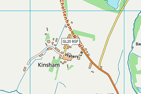 GL20 8GF map - OS VectorMap District (Ordnance Survey)