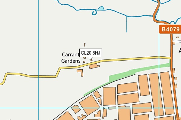 GL20 8HJ map - OS VectorMap District (Ordnance Survey)