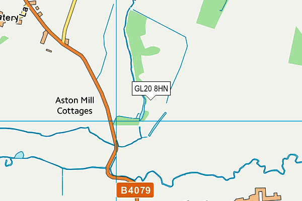 GL20 8HN map - OS VectorMap District (Ordnance Survey)