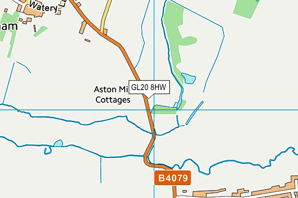 GL20 8HW map - OS VectorMap District (Ordnance Survey)